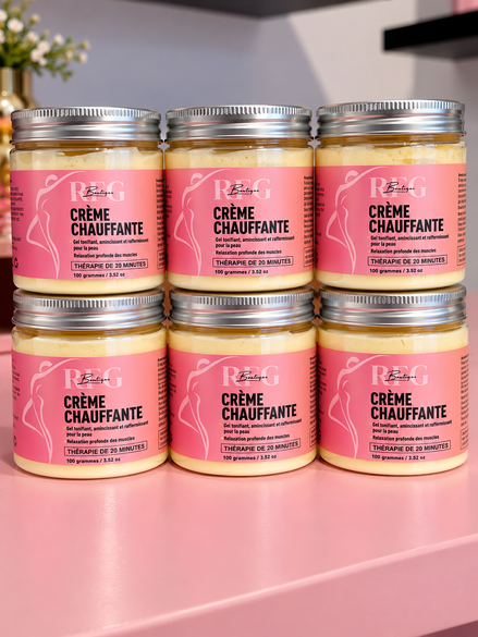 Crème chauffante, raffermissante, brule graisses